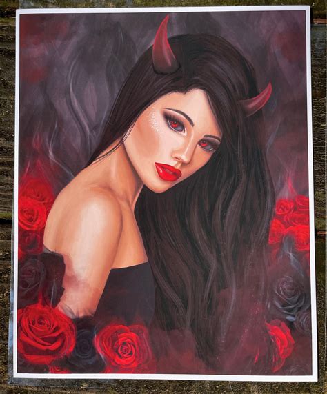 Devil Woman Painting