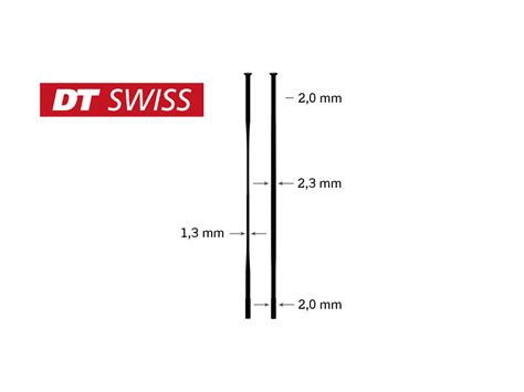 DT SWISS Spoke Revolite Straightpull Black 290 Mm 3 50