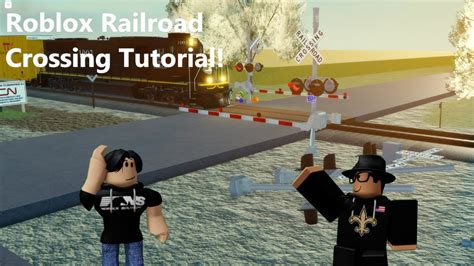 Roblox Railroad Crossing Tutorial Youtube