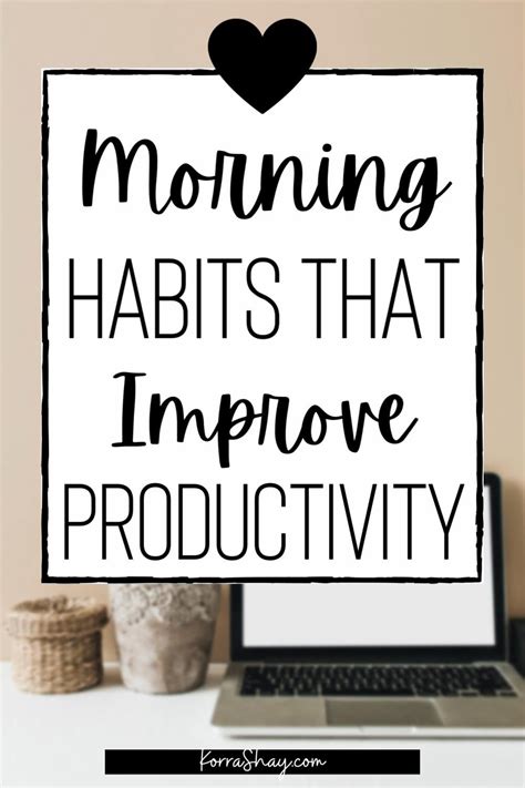 12 Habits For A Productive Morning Routine Have A Productive Morning Artofit