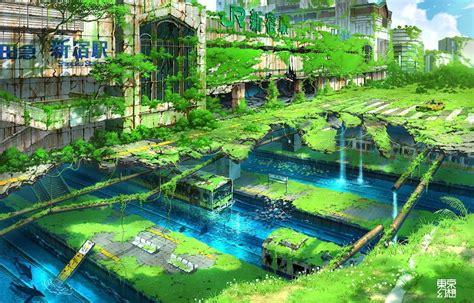 Eerily Awesome Post Apocalyptic Art Of Tokyo All About Japan