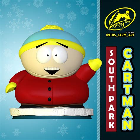 Free 3d File Eric Cartman South Park 👾・3d Print Design To Download・cults