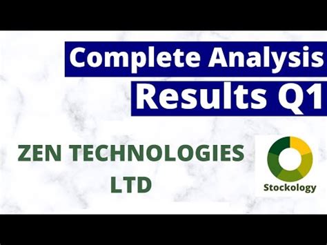 Zen Technologies Ltd L Zen Technologies Ltd Q Results L Zen