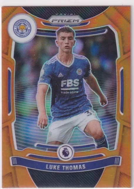 Panini Prizm Premier League F Tbol N Luke Thomas Naranja