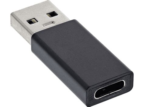 Inline Inline Usb Gen Adapter Usb A Stecker Auf Usb C Buchse