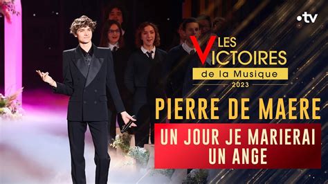 Pierre De Maere Un Jour Je Marierai Un Ange Live Victoires 2023