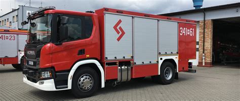 SRChem SCANIA 341M61 Komenda Miejska Państwowej Straży Pożarnej w