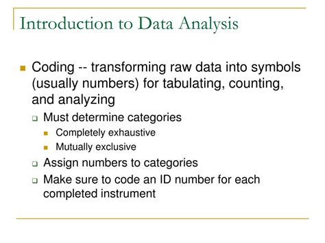 Ppt Introduction To Data Analysis Powerpoint Presentation Free