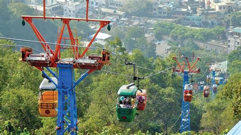 Aerial Rope Transit Cable Car For Public Transport