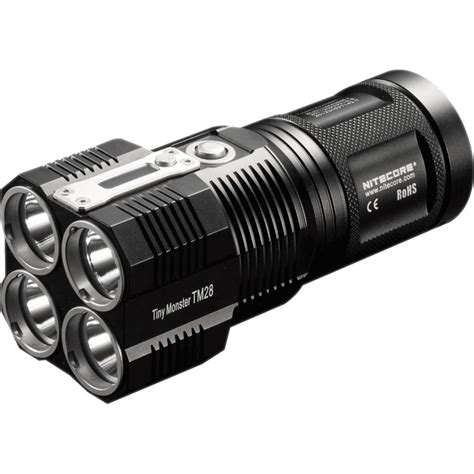 Nitecore Tm Tiny Monster Rechargeable Led Flashlight Tm B H