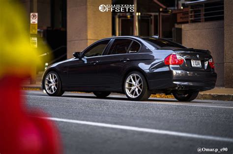 2008 Bmw 328i With 18x85 35 Aodhan Aff7 And 22540r18 Michelin Pilot