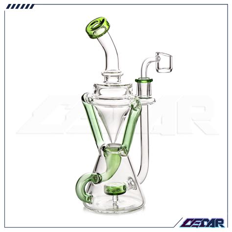 9 6 Inches Bent Neck Handmade Glass Water Pipe Hookah Pipe Dab Rig Oil Rig Pipe China Hookah