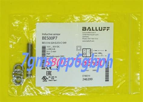 Pcs New In Box Balluff Sensors Bes P Bes G E C S Ebay