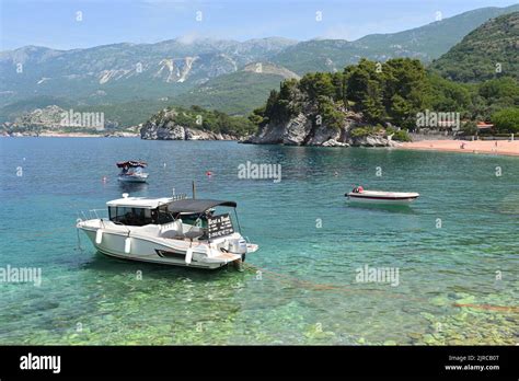 Sveti Stefan Montenegro June 6 2022 Boats For Rent Moored In Sveti