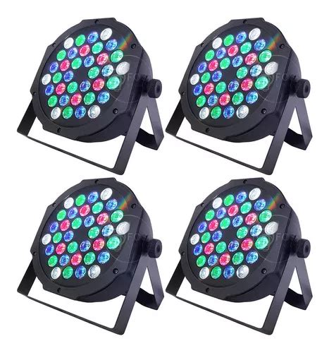 Luz De Escenario LED Tacho Par Cbi Iluminacao 4x PARLED 36x3W RGBW 110V