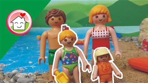 Playmobil Novelinha Português No lago Família Hauser YouTube