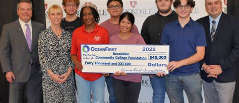 Oceanfirst Awards Brookdale 40000 For Scholarships Brookdale