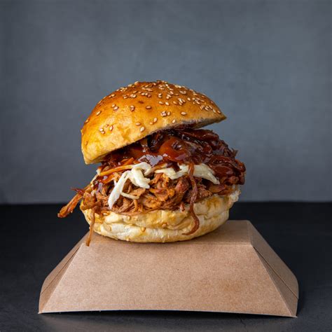 Pulled Pork Burger Smoke Bbq Düsseldorf