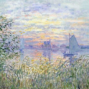 Claude Monet Soleil Couchant Sur La Seine Lavacourt Sunset On