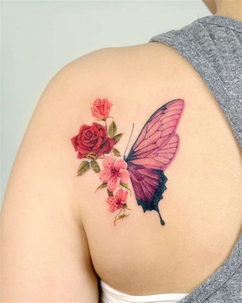 20 Amazing Butterfly Memorial Tattoos For 2024