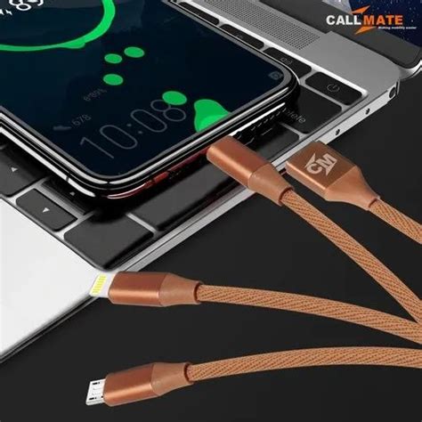 3 In 1 Usb Data Charging Cable At Rs 100 Piece USB Data Cable In New