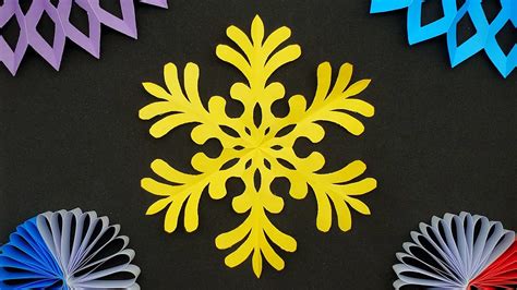 How To Make Paper Snowflakes For Christmas Paper Cutting Design ️ Snowflake Cutting Tutorial