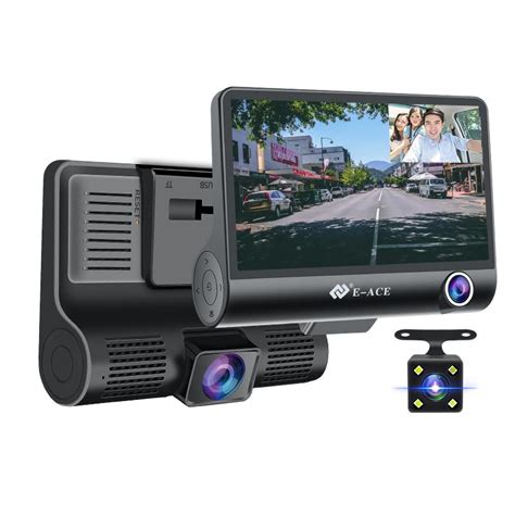 Cheap E Ace Car Dvr Cameras Lens Inch Dash Camera With Rearview