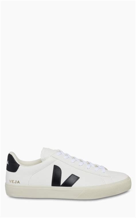 Veja Campo Chromefree Leather Extra White Black Cultizm