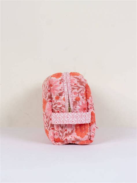 Floribunda Washbag Vintage Pink Bohemia Design