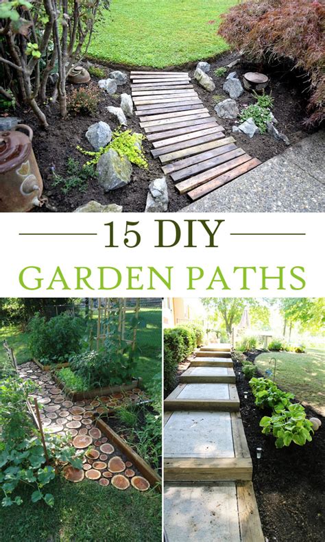 15 Creative DIY Garden Path Ideas