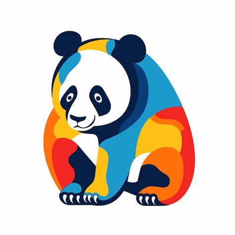 Ilustra O De Um Panda Vetor Premium