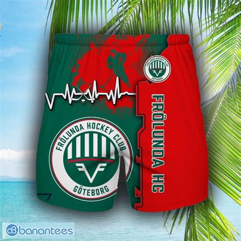 Frolunda HC Club Fans SHL Logo Shorts For Men And Women - Banantees