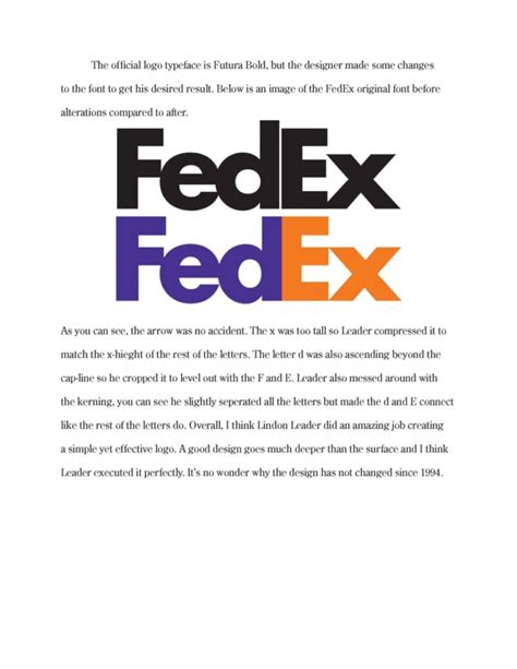 FedEx Logo Evolution | Mercedes Alvarez’s ePortfolio