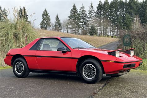 No Reserve Mile Pontiac Fiero Speed For Sale On Bat