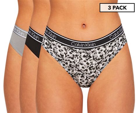 Calvin Klein Women S Bamboo Comfort Bikini Briefs Pack Black Grey