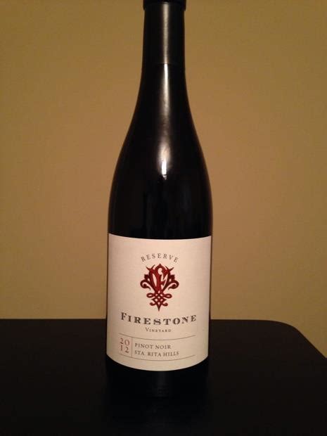 1994 Firestone Vineyard Pinot Noir Reserve Usa California Central