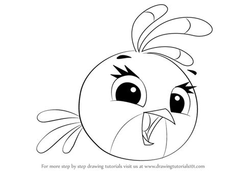 Angry Birds Sketch How To Draw Matilda Angry Bird Step By Step