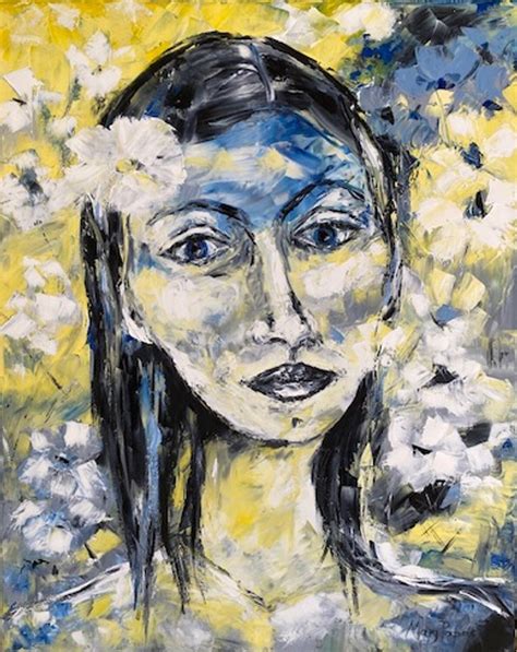 Anonymous Face 19 By Mary Papas 2021 Painting Oil On Canvas Singulart