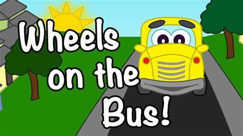 Wheels on the Bus (Go Round and Round) - Song for Kids - Nursery Rhyme ...