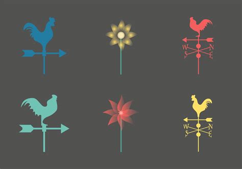 Free Weather Vane Vector Icon 99958 Vector Art At Vecteezy