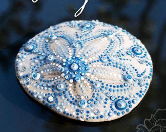 Hand Painted Sand Dollar Beach Art Ocean Art Sand Dollar Etsy