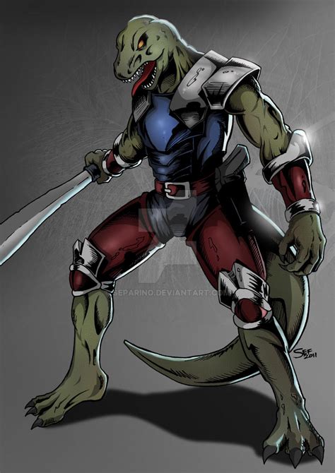 Commission: Lizard Warrior by separino on DeviantArt