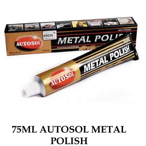 75ml Autosol Metal Polish 100 Made In Germany Protects Remover Rust