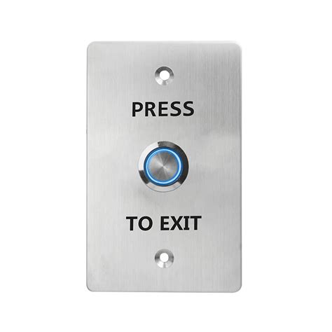 Stainless Steel Door Release Push Button Push To Exit Buttons 12v Door