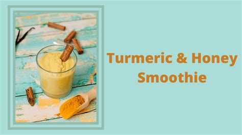 Anti-Inflammatory Fire Fighter. Turmeric & Honey Smoothie - Holistic Approach To Health By ...