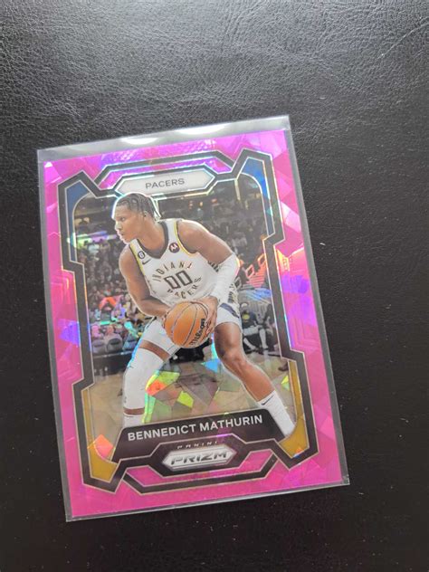 2023 24 Panini Prizm Bennedict Mathurin 粉碎冰 折射 步行者 马图林 卡淘