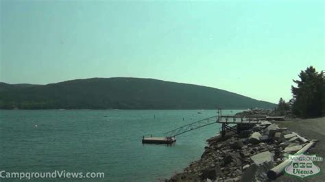 Somes Sound View Campground In Mount Desert Maine Me Campground Views