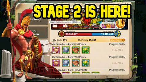 Stage 2 Of Kvk Is Here Worth The Speeds Rise Of Kingdoms Youtube