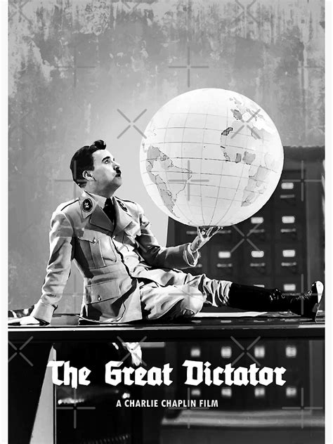 "The Great Dictator" Poster for Sale by jolimanombe | Redbubble