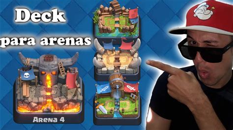 Deck Para Iniciantes De Clash Royale Youtube